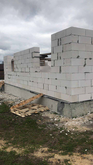 Строительство дома в деревне Большие Байдики
