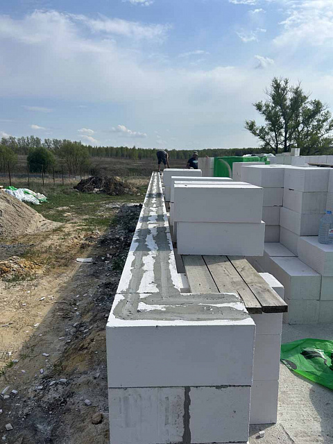 Строительство дома в деревне Большие Байдики