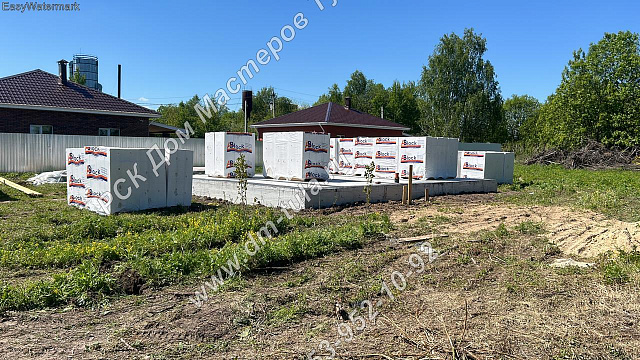 Строительство дома в поселке Новый