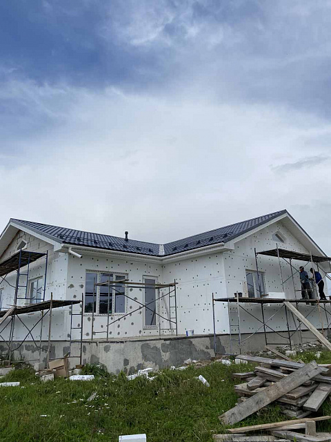 Строительство дома в деревне Большие Байдики