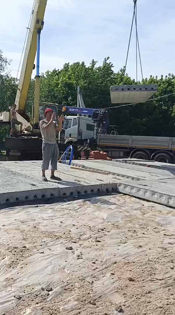 Строительство фундамента в селе Высокое
