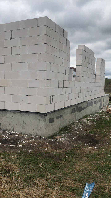 Строительство дома в деревне Большие Байдики