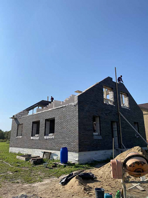 Строительство дома село Архангельское