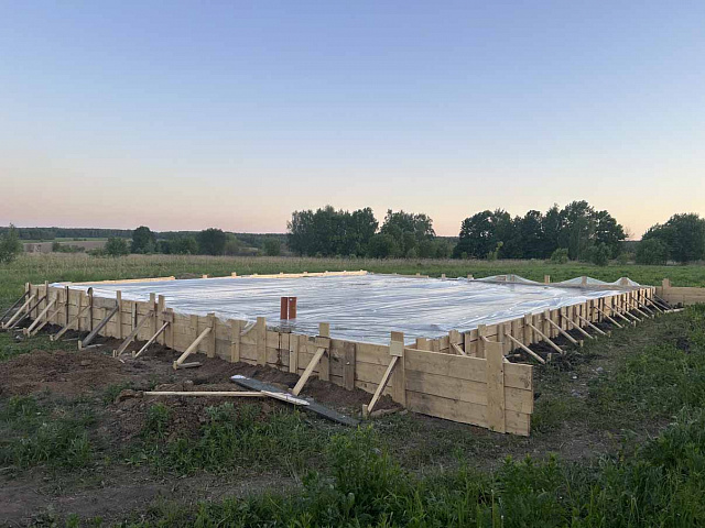Строительство дома село Архангельское