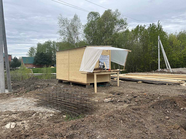 Строительство фундамента в селе Высокое