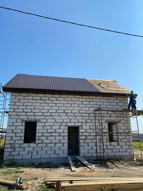 Строительство дома в с.Частое