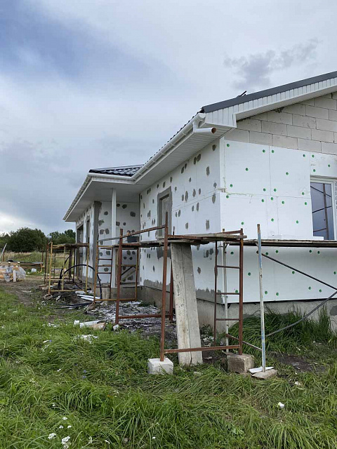 Строительство дома в деревне Большие Байдики