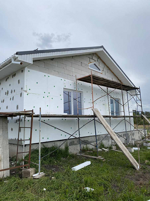 Строительство дома в деревне Большие Байдики