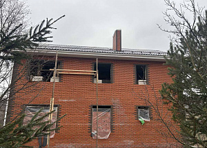 Строительство кровли в поселке Михалково
