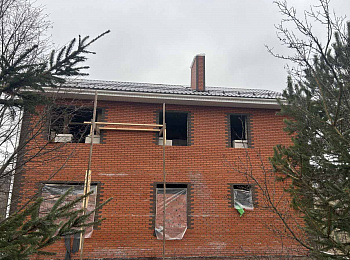 Строительство кровли в поселке Михалково
